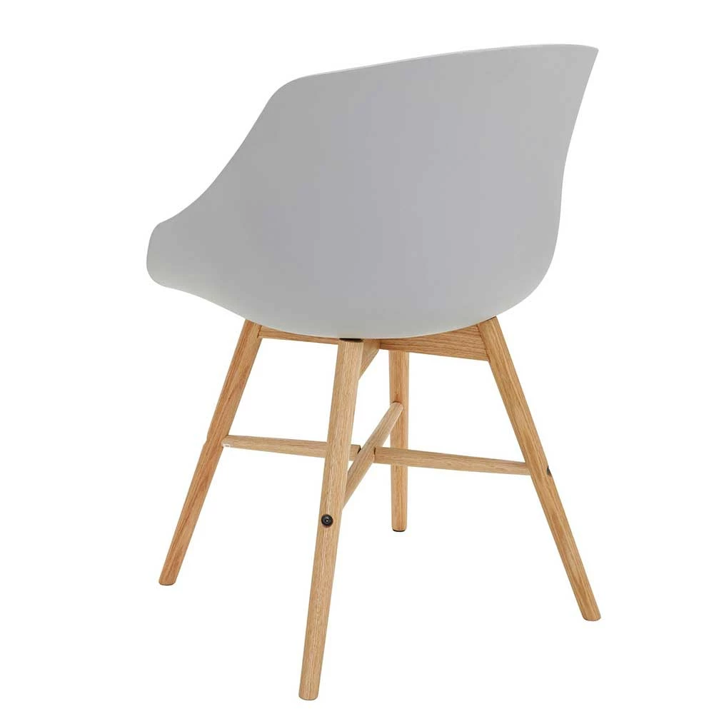 Skandi Schalenstuhl In Grau - Suvanica (2er Set) - Image 6