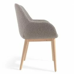 Skandi Stuhl Aus Boucle Hellgrau - Brian (4er Set) 5 Skandi Stuhl Aus Boucle Hellgrau - Brian (4er Set) -Dariana shop skandi stuhl aus boucle hellgrau mit holzgestell esche brian 03