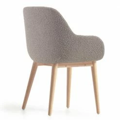 Skandi Stuhl Aus Boucle Hellgrau - Brian (4er Set) 6 Skandi Stuhl Aus Boucle Hellgrau - Brian (4er Set) -Dariana shop skandi stuhl aus boucle hellgrau mit holzgestell esche brian 04