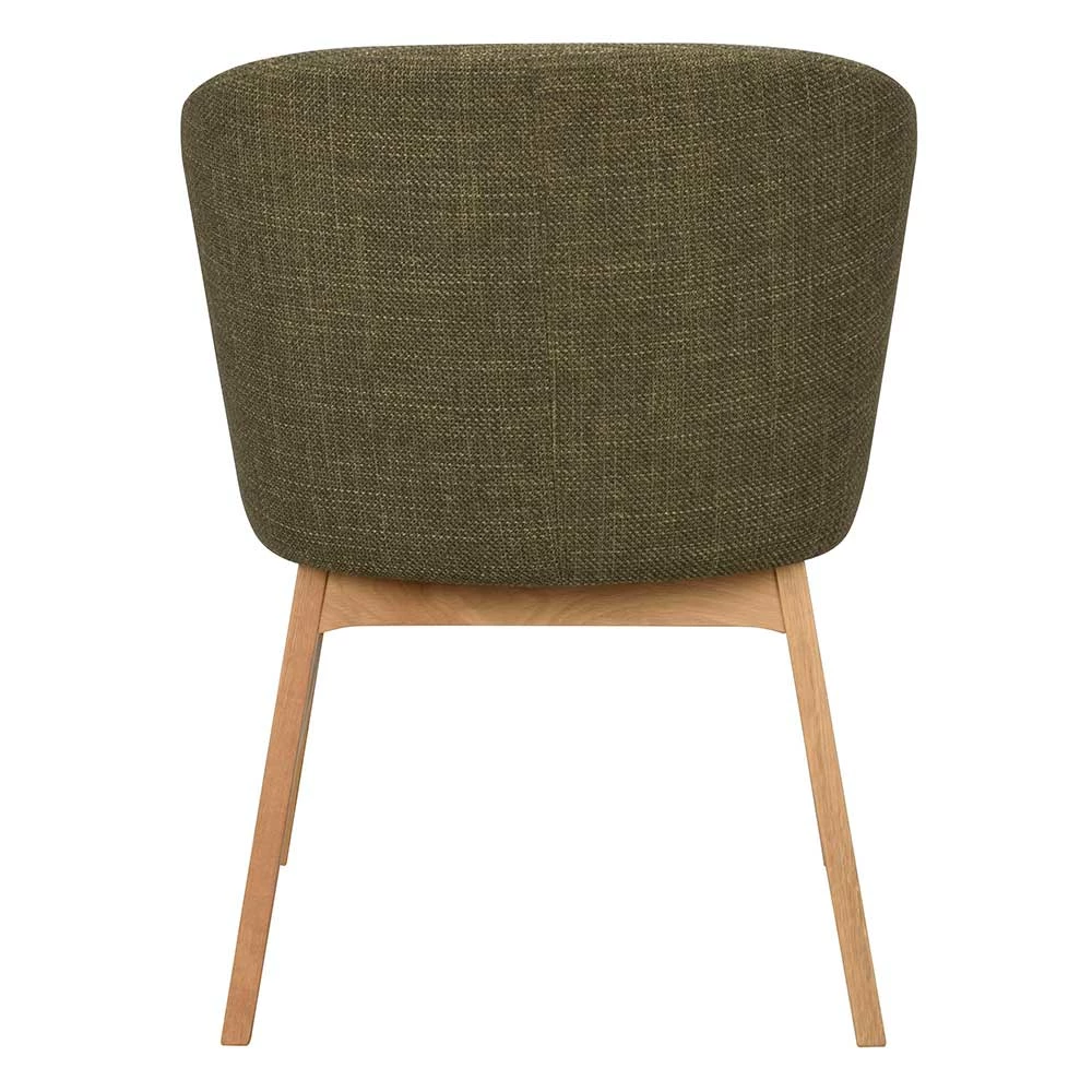 Skandi Tischsessel In Dunkelgrün - Loris (2er Set) - Image 5