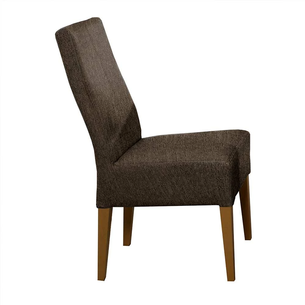 Stoff Polsterstuhl In Grau - Lessima (2er Set) - Image 2