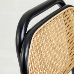 Stühle Aus Ulme & Rattan & Stoff - Boxtan (2er Set) 7 Stühle Aus Ulme & Rattan & Stoff - Boxtan (2er Set) -Dariana shop stuehle aus ulme rattan stoff in schwarz beige boxtan 05