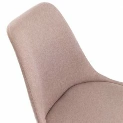 Stühle In Altrosa Webstoff - Cistra (2er Set) 7 Stühle In Altrosa Webstoff - Cistra (2er Set) -Dariana shop stuehle in altrosa webstoff schwarz buche massivholz cistra 05