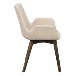 Stühle In Beige & Eiche Dunkelbraun - Invitus (2er Set) -Dariana shop stuehle in beige eiche dunkelbraun mit armlehnen scandi chic invitus 03