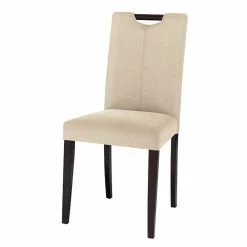 Stühle In Creme & Dunkelbraun - Compadro (2er Set)