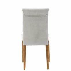 Stühle In Hellgrau & Eiche - Housten (2er Set) -Dariana shop stuehle in hellgrau eiche aus stoff massivholz housten 05