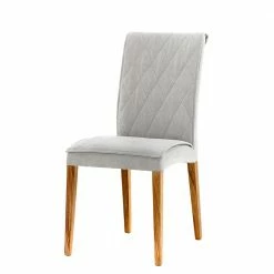 Stühle In Hellgrau & Eiche - Housten (2er Set)