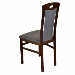 Stühle In Nussbaum & Anthrazit - Weladio (2er Set) -Dariana shop stuehle in nussbaum anthrazit aus holz kunstleder stoff weladio 02