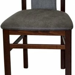 Stühle In Nussbaum & Anthrazit - Weladio (2er Set) -Dariana shop stuehle in nussbaum anthrazit aus holz kunstleder stoff weladio 05