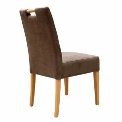 Stuhl In Taupe Microfaser - Adison 5 Stuhl In Taupe Microfaser - Adison -Dariana shop stuhl in taupe microfaser natur buchenholz beine adison 03