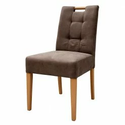 Stuhl In Taupe Microfaser - Adison