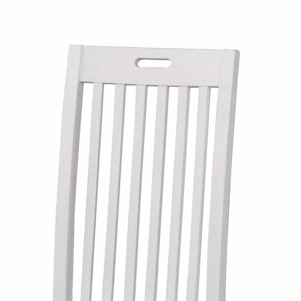 Toller Landhausstuhl in Weiß & Braun - Wabster (2er Set) Toller Landhausstuhl In Weiß & Braun - Wabster (2er Set) -Dariana shop toller landhausstuhl in weiss braun aus kiefer massiv wabster 02