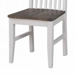 Toller Landhausstuhl In Weiß & Braun - Wabster (2er Set) 5 Toller Landhausstuhl In Weiß & Braun - Wabster (2er Set) -Dariana shop toller landhausstuhl in weiss braun aus kiefer massiv wabster 03