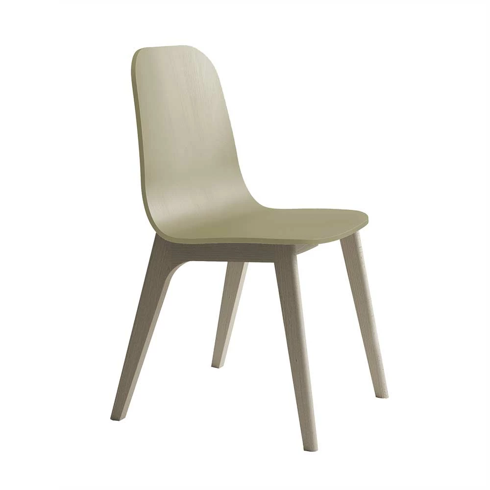 Top-Qualität Holzstuhl In Taupe & Trüffel - Grasido - Image 2