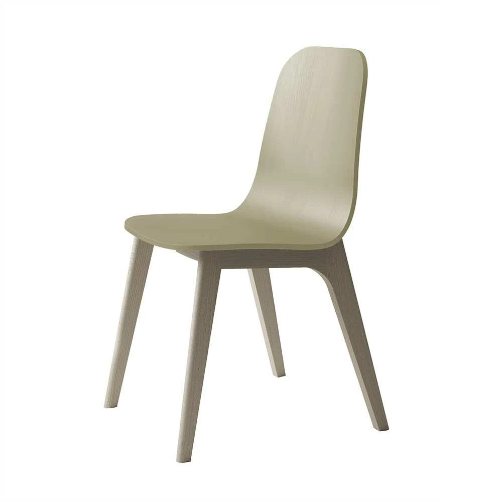 Top-Qualität Holzstuhl In Taupe & Trüffel - Grasido