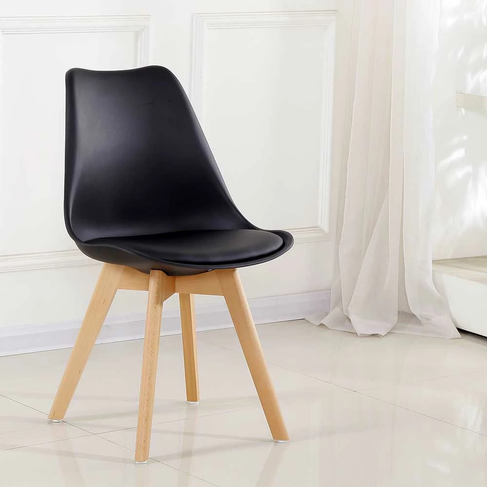 Topp Essstuhl In Schwarz & Natur - Juvaran (Set) - Image 2