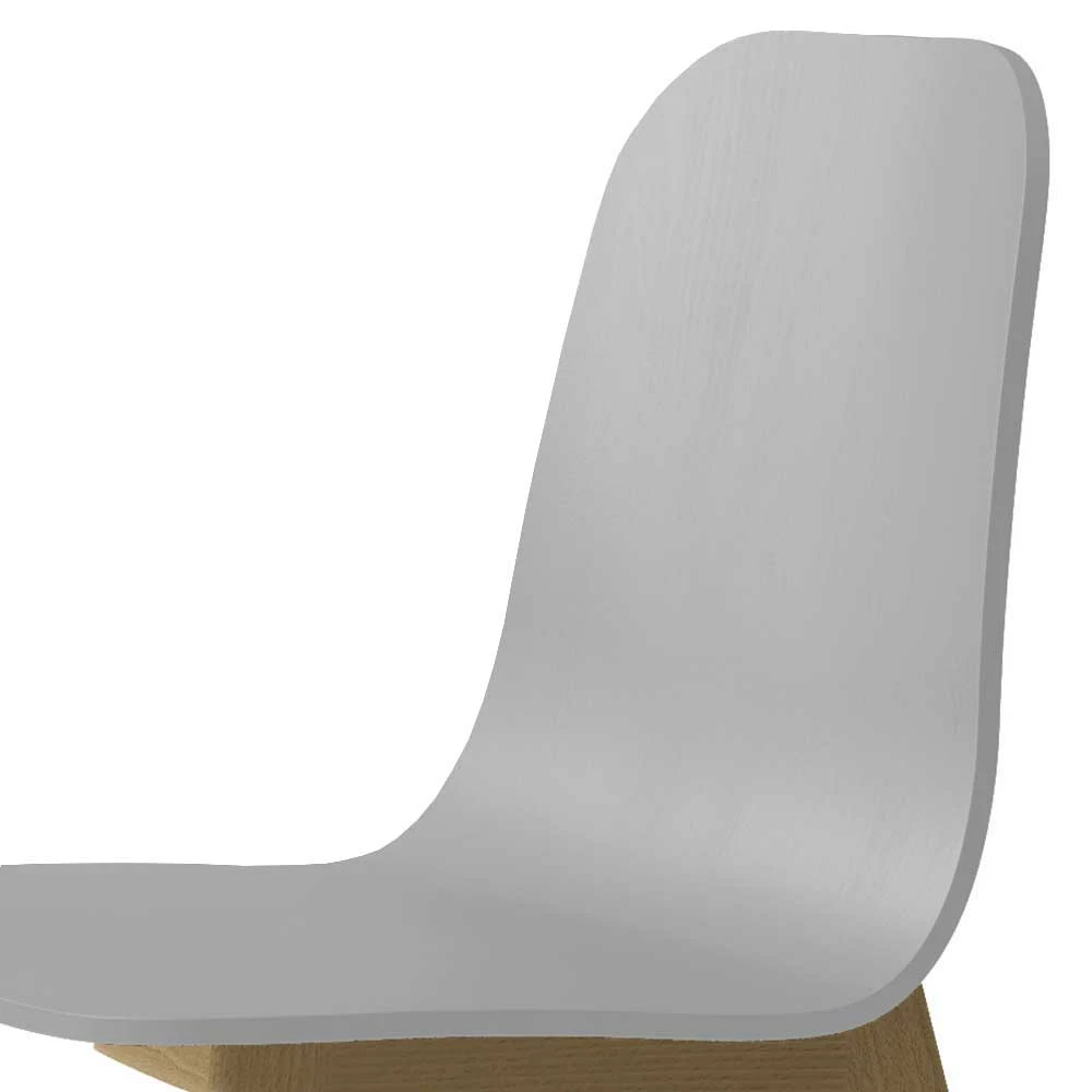 Topp Esszimmer Stuhl In Grau Metallic - Esman - Image 3