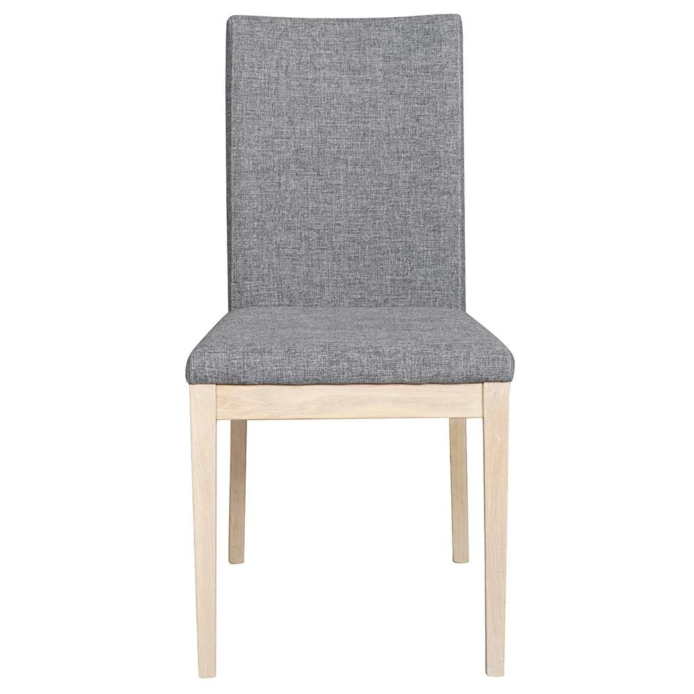 Topp Polsterstuhl in Grau & White Wash - Pirna (2er Set) Topp Polsterstuhl In Grau & White Wash - Pirna (2er Set) -Dariana shop topp polsterstuhl in grau white wash eichenholz gestell pirna 02