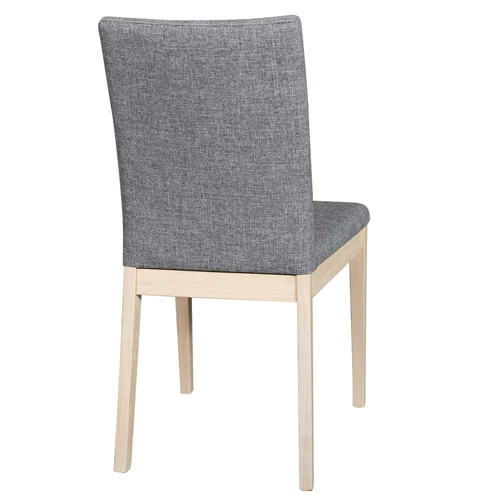 Topp Polsterstuhl in Grau & White Wash - Pirna (2er Set) Topp Polsterstuhl In Grau & White Wash - Pirna (2er Set) -Dariana shop topp polsterstuhl in grau white wash eichenholz gestell pirna 04