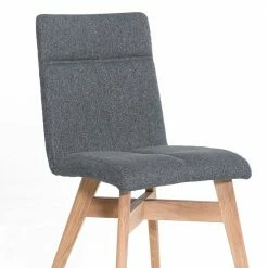 Topp Polsterstuhl Mit Holzgestell - Wervo (2er Set) 7 Topp Polsterstuhl Mit Holzgestell - Wervo (2er Set) -Dariana shop topp polsterstuhl mit holzgestell eiche bianco stoff grau wervo 05