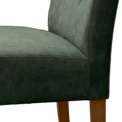 Velours Polsterstuhl In Graugrün - Zonya -Dariana shop velours polsterstuhl in graugruen mit aufwendigen steppungen zonya 05