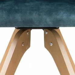 Velours Tischsessel In Blau Petrol - Vitalrov (2er Set) 7 Velours Tischsessel In Blau Petrol - Vitalrov (2er Set) -Dariana shop velours tischsessel in blau petrol mit massivholzgestell eiche vitalrov 05