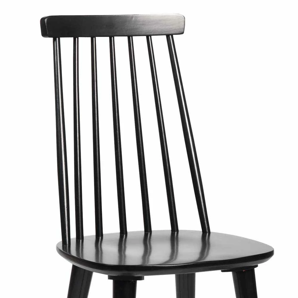 Vollholzstuhl In Schwarz - Smaranda (4er Set) - Image 5