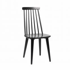 Vollholzstuhl In Schwarz - Smaranda (4er Set)