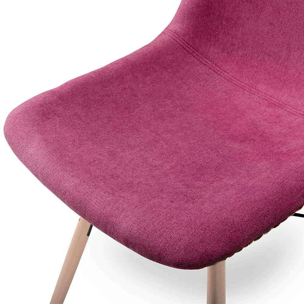 Webstoff Stuhl in Pink & Blumen - Agosto (2er Set) Webstoff Stuhl In Pink & Blumen - Agosto (2er Set) -Dariana shop webstoff stuhl in pink blumen mit holzgestell buche agosto 03