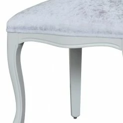 Weißer Barock Polsterstuhl Aus Samt & Massivholz - Kubina 3 Weißer Barock Polsterstuhl Aus Samt & Massivholz - Kubina -Dariana shop weisser barock polsterstuhl aus samt massivholz buche kubina 03