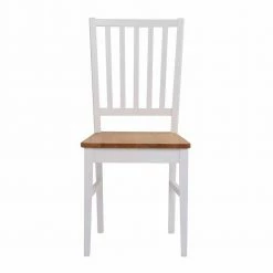 Weißer Holzstuhl Mit Sitz Eiche - Vanira (2er Set) -Dariana shop weisser holzstuhl mit sitz eiche natur geoelt vanira 02