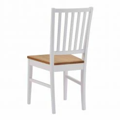 Weißer Holzstuhl Mit Sitz Eiche - Vanira (2er Set) -Dariana shop weisser holzstuhl mit sitz eiche natur geoelt vanira 03