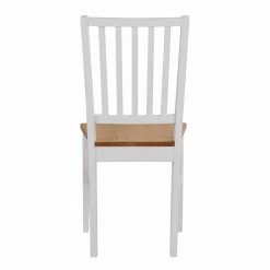 Weißer Holzstuhl Mit Sitz Eiche - Vanira (2er Set) -Dariana shop weisser holzstuhl mit sitz eiche natur geoelt vanira 04