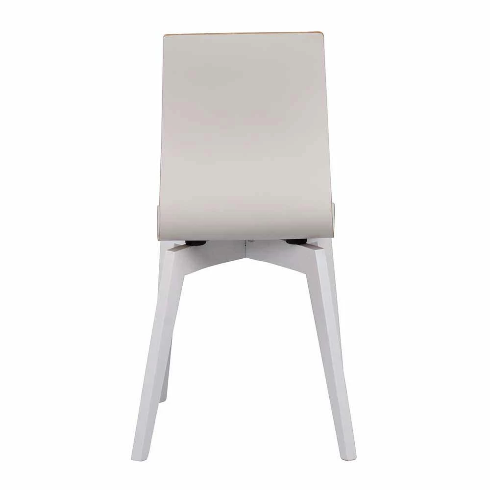 Weißer Küchenstuhl Mit Birke - Elegance (2er Set) - Image 5