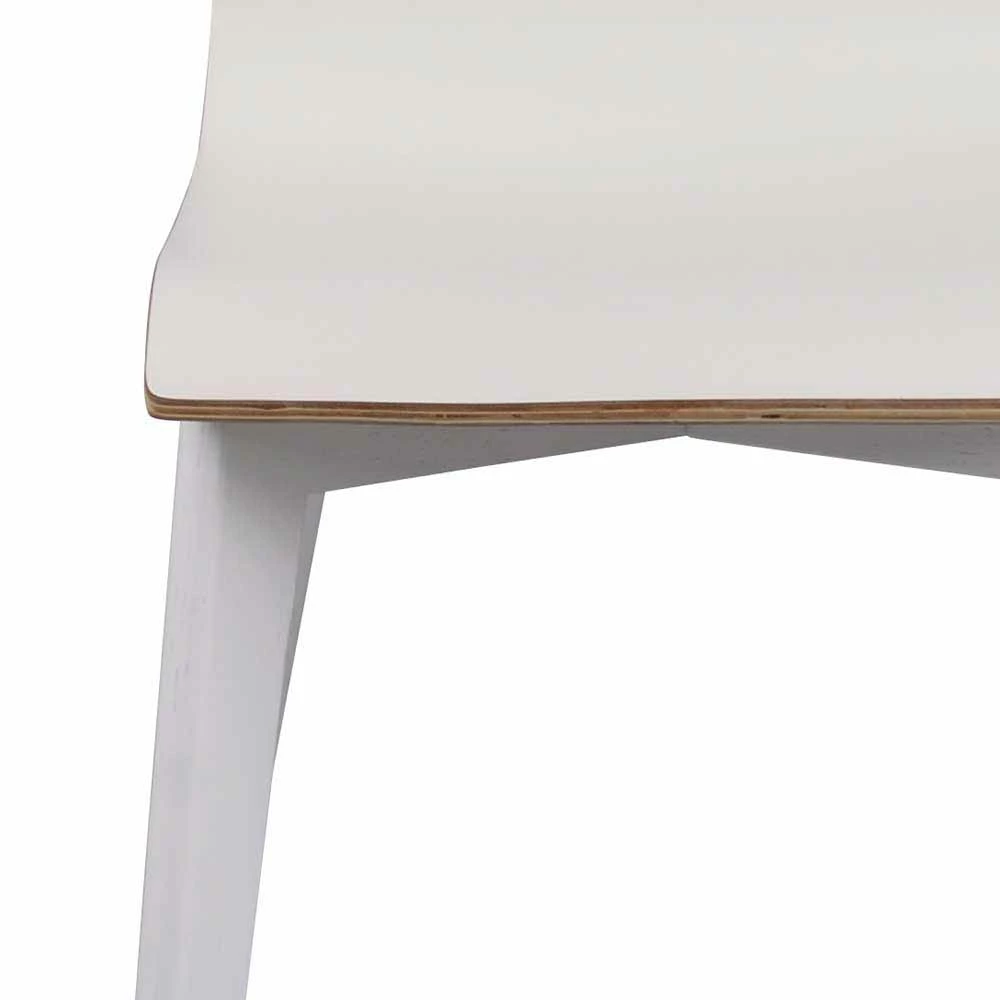 Weißer Küchenstuhl Mit Birke - Elegance (2er Set) - Image 6