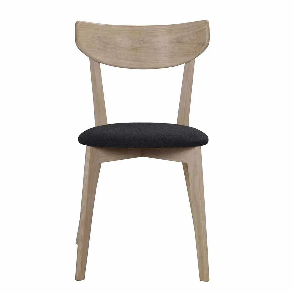 White Wash Eichenstuhl mit Fliz - Looks (2er Set) White Wash Eichenstuhl Mit Fliz - Looks (2er Set) -Dariana shop white wash eichenstuhl mit fliz sitz in grau looks 01