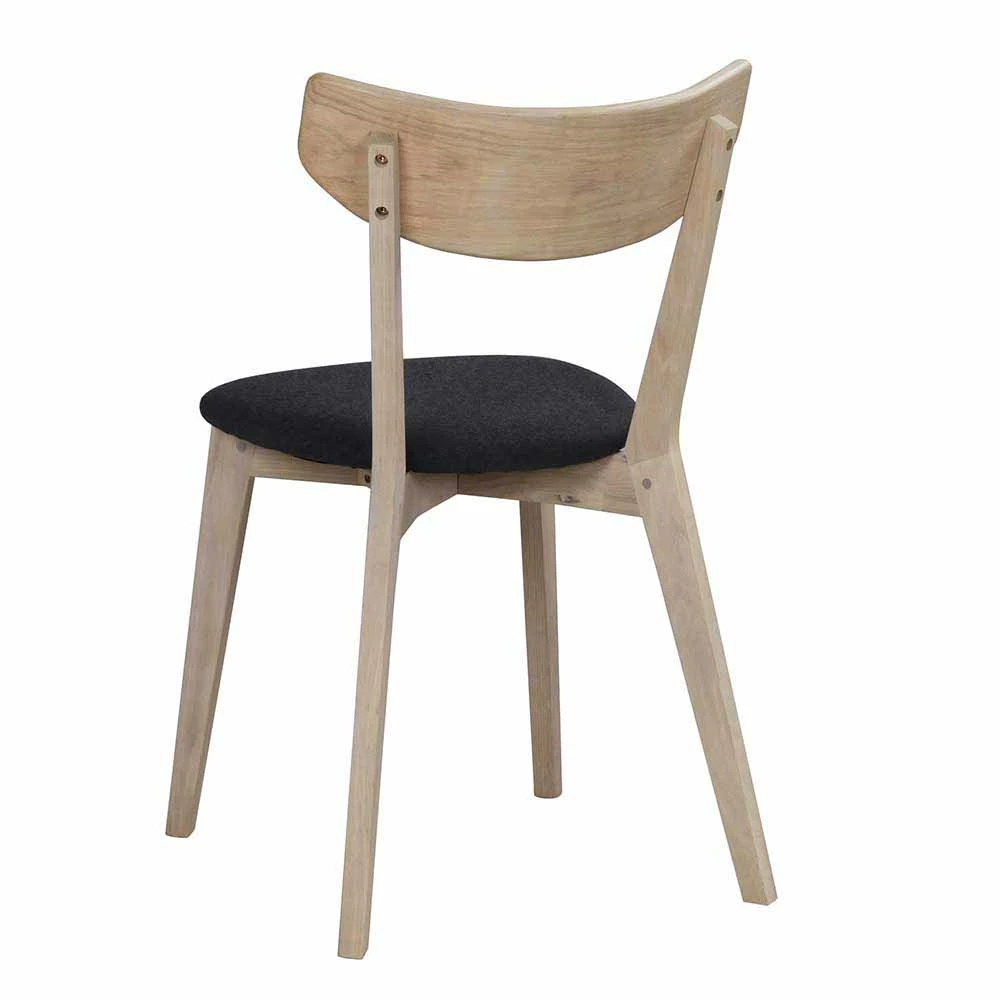 White Wash Eichenstuhl mit Fliz - Looks (2er Set) White Wash Eichenstuhl Mit Fliz - Looks (2er Set) -Dariana shop white wash eichenstuhl mit fliz sitz in grau looks 03