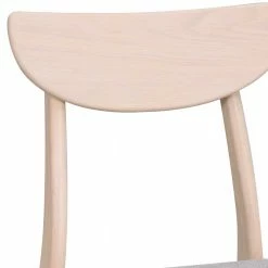 White Wash Holzstühle Im Retrostil - Lirou (2er Set) -Dariana shop white wash holzstuehle im retrostil mit stoffsitz hellgrau lirou 05