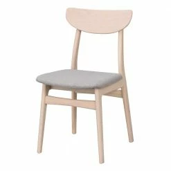 White Wash Holzstühle Im Retrostil - Lirou (2er Set)