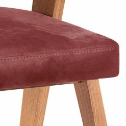 Wildeiche Holzstuhl Mit Microfaser In Rot - Ovenciana 6 Wildeiche Holzstuhl Mit Microfaser In Rot - Ovenciana -Dariana shop wildeiche holzstuhl mit microfaser in rot im retrostil ovenciana 04